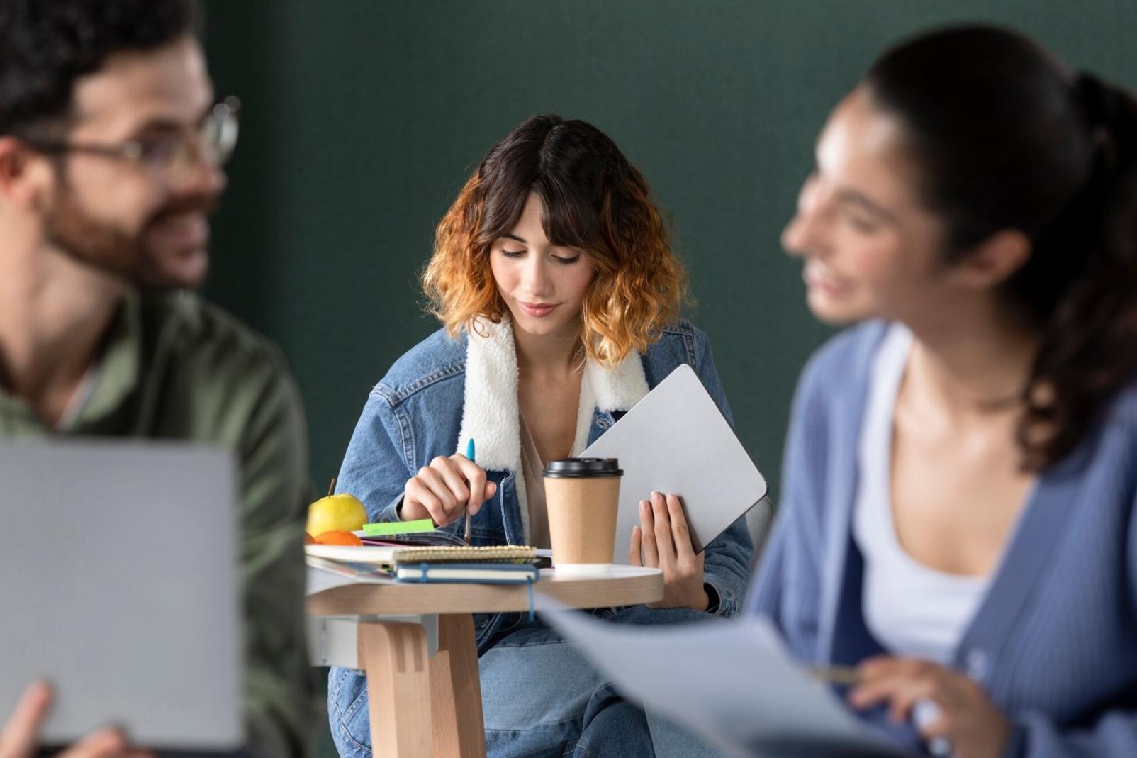 Finanzanalyst arbeitet mit Budgetprognose-Software